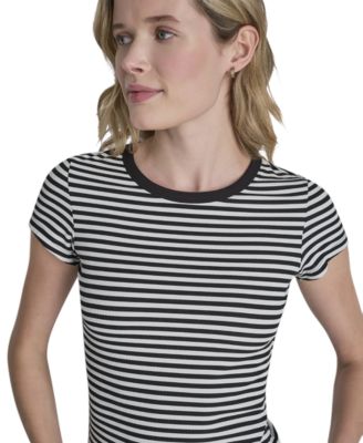 Women's Hudson Rib Crew Neck T-Shirt