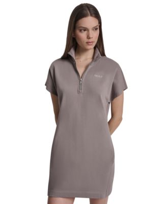 Women's Regular-Fit Half Zip Sneaker Dress