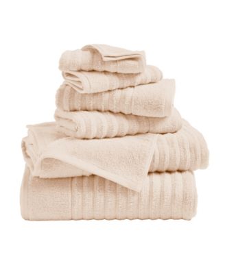 Luxury Combed Cotton 6-Piece Bath Towel Set