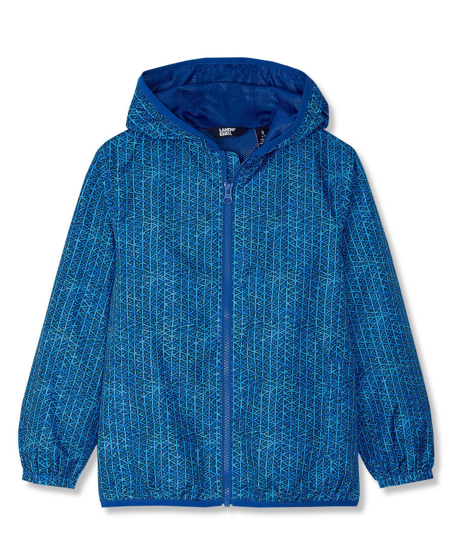 Kids Waterproof Hooded Packable Rain Jacket