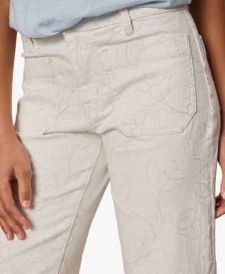 Petite Marine Mid-Rise Crop Jeans