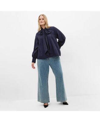 Women's Kelsey Neck Tie Top