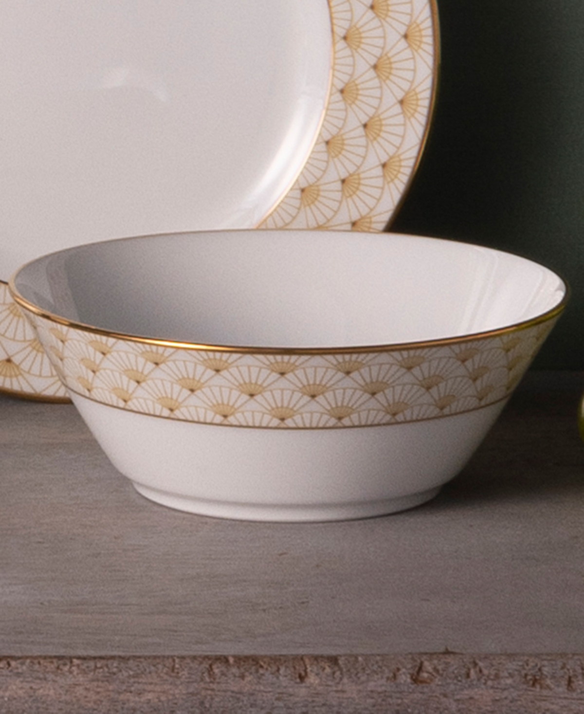 Noritake Trocadero Gold-Tone Fruit Bowls, Set of 4