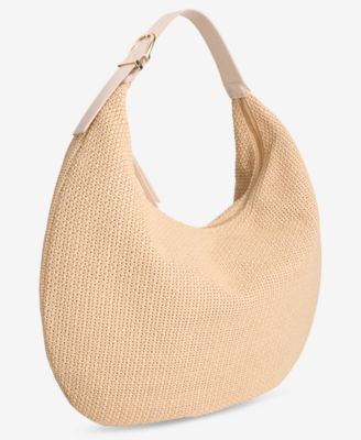 Joenii Extra-Large Straw Hobo Bag