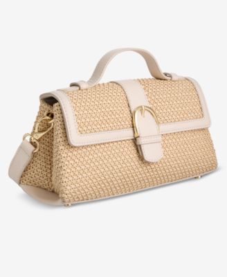 Kristt Straw Small Satchel Bag