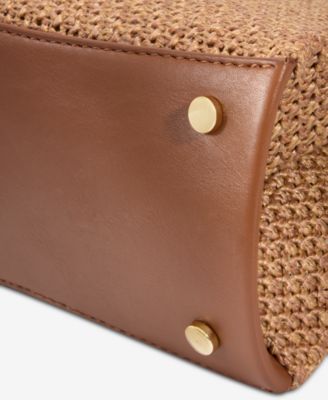 Kristt Straw Small Satchel Bag