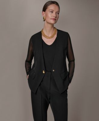 Donna Karan New York - Women's One-Button Jacket