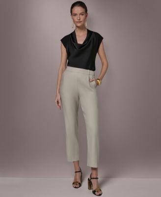 Women's Pleated Straight Pants