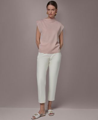 Women's Asymmetric Mock Neck Sweater