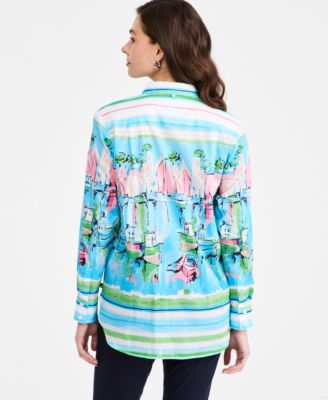 Women's Cotton Scenic Blouse