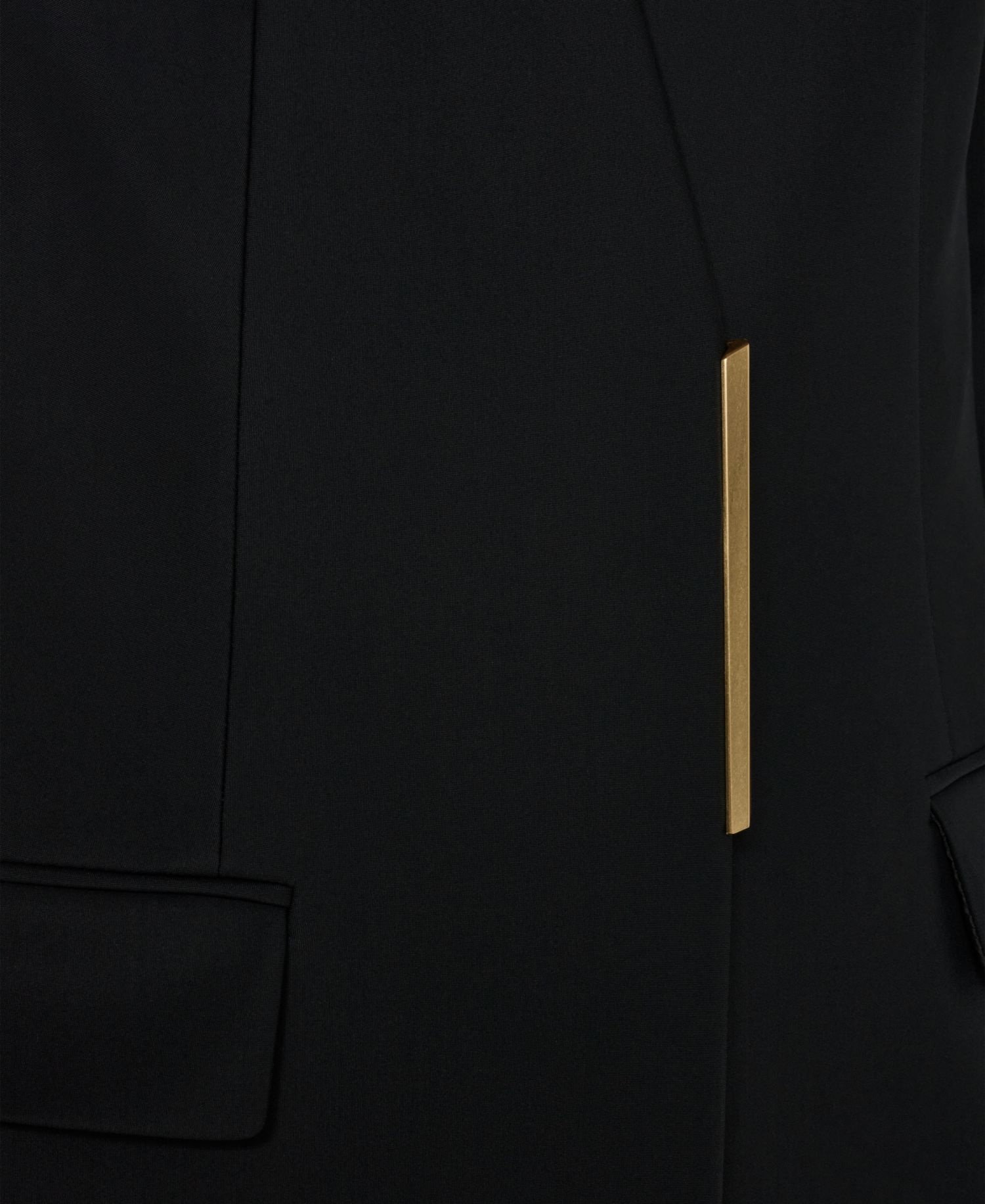 Petite Collarless Blazer