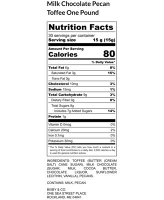 Milk Chocolate Pecan Toffee Gift Box, 1 lb