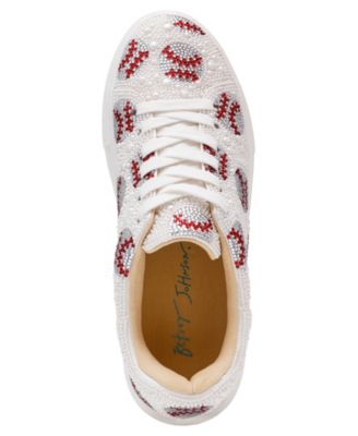 Betsey Johnson Women's Sidny Lace-Up Platform Sneakers