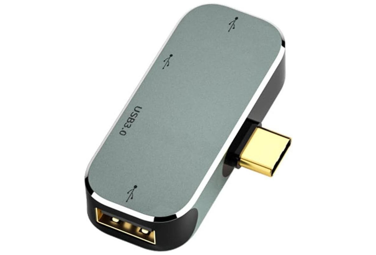 Risokeys 4 Port Usb C Hub - with 100W Pd Charging, Plug-and-Play Adapter – Ideal for Professionals, Gamers & Remote Workers