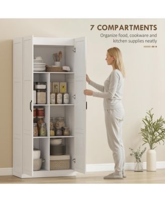 Kitchen Pantry Cabinet with Soft-Close Hinges Kitchen Cabinet