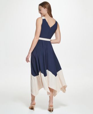 Women's Sleeveless Asymmetrical Midi Dress