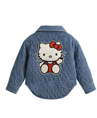 Girls' 2T-6X Front Button Denim Jacket