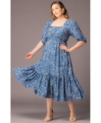 Women's Plus Size Bailey Square Neck Maxi Dress