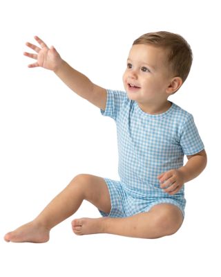 Baby Boys Harbor Gingham Pajama Set