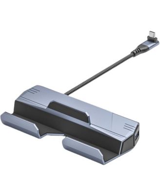 6-in-1 USB-C Hub with 4K HDMI, 100W PD, Gaming-Friendly Multiport Adapter, Ideal for Steam Deck, ROG & Laptop Gamers