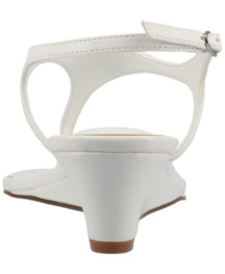 Women's Kathryn Ankle Strap Low Wedge Sandals