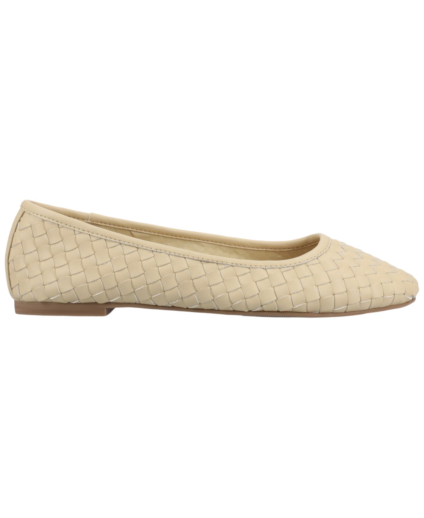 Женские балетки Journee Collection Savannah Woven Ballet Flats, цвет: Бежевый — фото 2