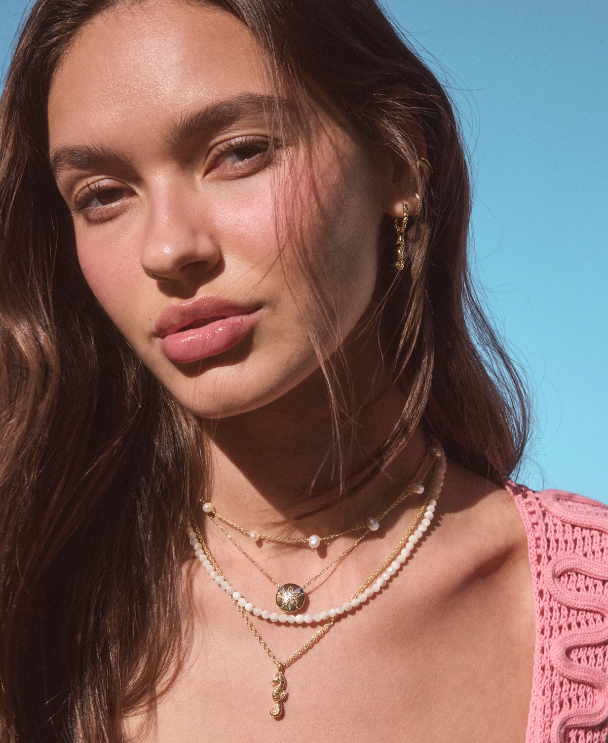 Kendra Scott Seahorse Huggie Earrings in 14k Gold Over Brass