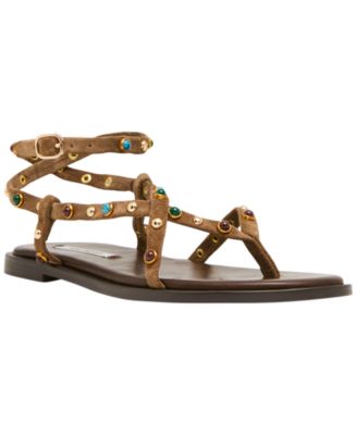 Women's Mathis Embellished Strappy Flat Sandals
