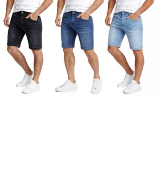 Men's Slim-Fit Shorts, 3-Pack