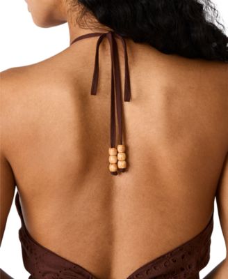 Women's Dalina Halter Neck Eyelet Dress