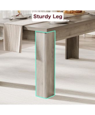 Kitchen Dining Table for 4-6 Farmhouse Dinner Kitchen Table for Dining Room, Home Office, Living Room