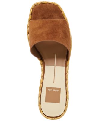 Women's Dixi Slide-Low Raffia Heel Dress Sandals