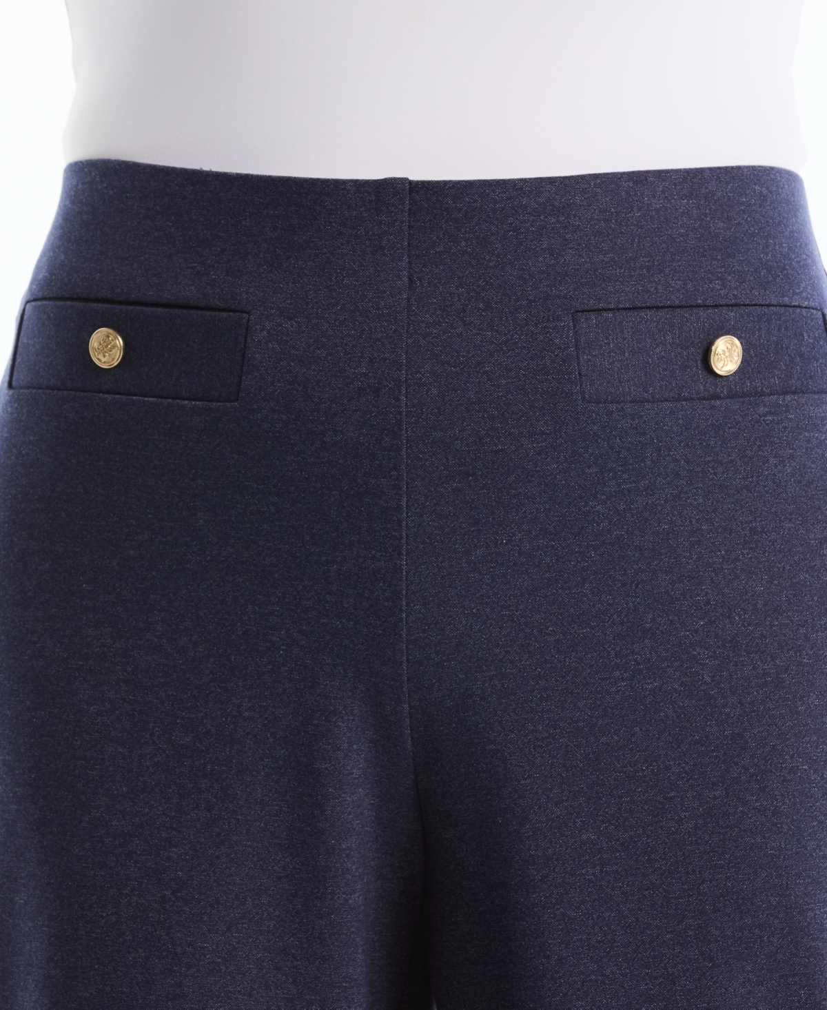 Rafaella Plus Indigo Denim Wide Leg Pants