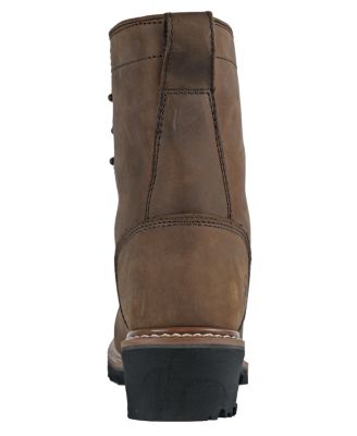 Men's Cross Cut Kiltie Logger Composite Toe Work Boot