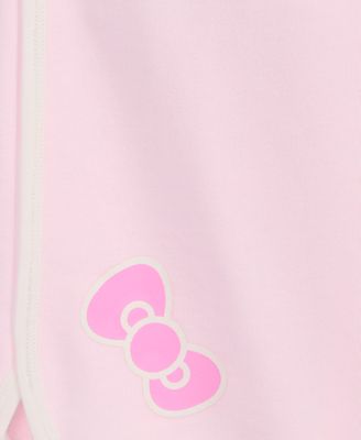 Girls' S-XL Hello Kitty Wide-Leg Contrast-Seam Pants