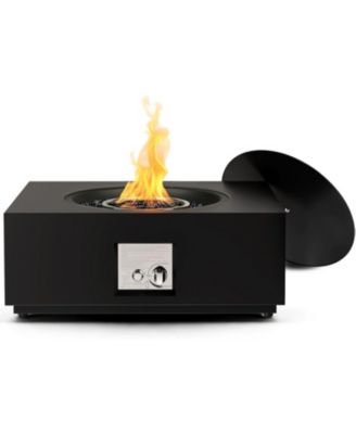 28" Square Propane Fire Pit Table, 40,000 BTU with Cover
