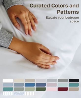 5-Star Luxury Twin XL Sheet Set - 600 Thread Count 100% Cotton Sateen, Soft & Crisp Bed Sheets