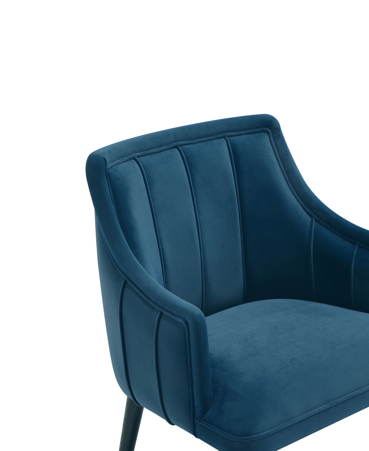 Eda 37.4" Wood Upholstered Dining Armchair
