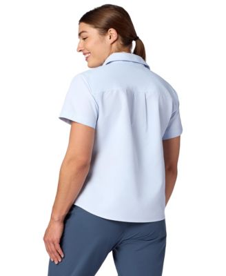 Women's Air Exchange UPF 40 Novelty Short Sleeve Camp Collar Shirt