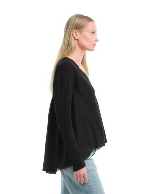 Women's Button Front Mixed Cardigan