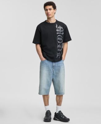 Men's Cotton Metallic-Graphic Relaxed T-Shirt