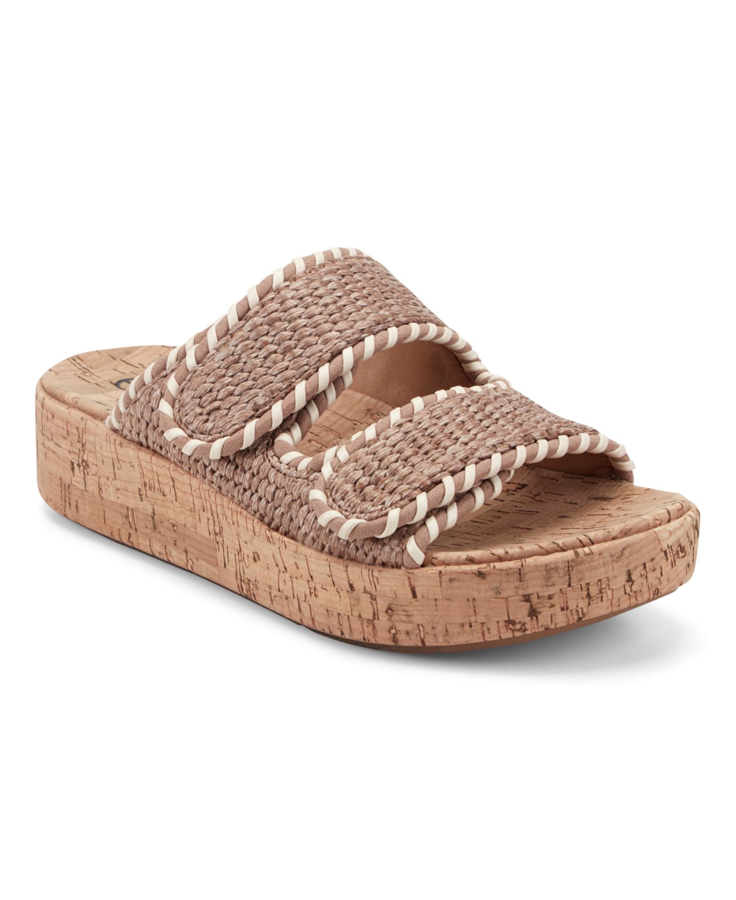 Женские сандалии Earth Sprinti Platform Wedge Footbed, цвет: Коричневый — фото 1