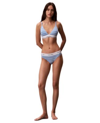 Women's Icon Cotton-Modal Lightly Lined Triangle Bralette QF8498