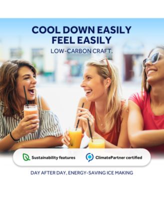 Countertop Ice Maker — Portable, Self-Cleaning, 26.5 lb/24H, 9 Bullet Cubes in 6 Min, Includes Basket & Scoop — Home, Kitchen, Office, Bar, RV