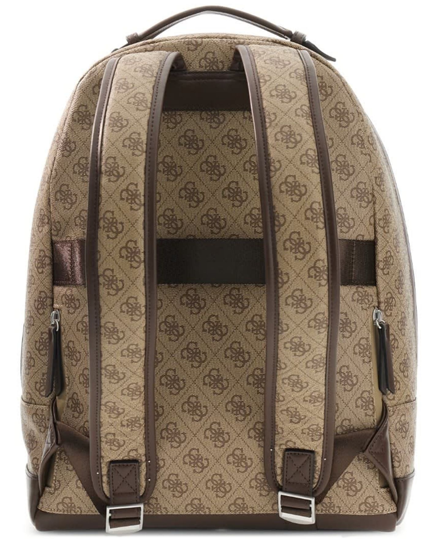 Рюкзак GUESS Milano Monogram Pattern, цвет: Коричневый — фото 2