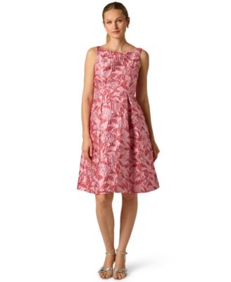 Women's Boat Neck Midi Dress