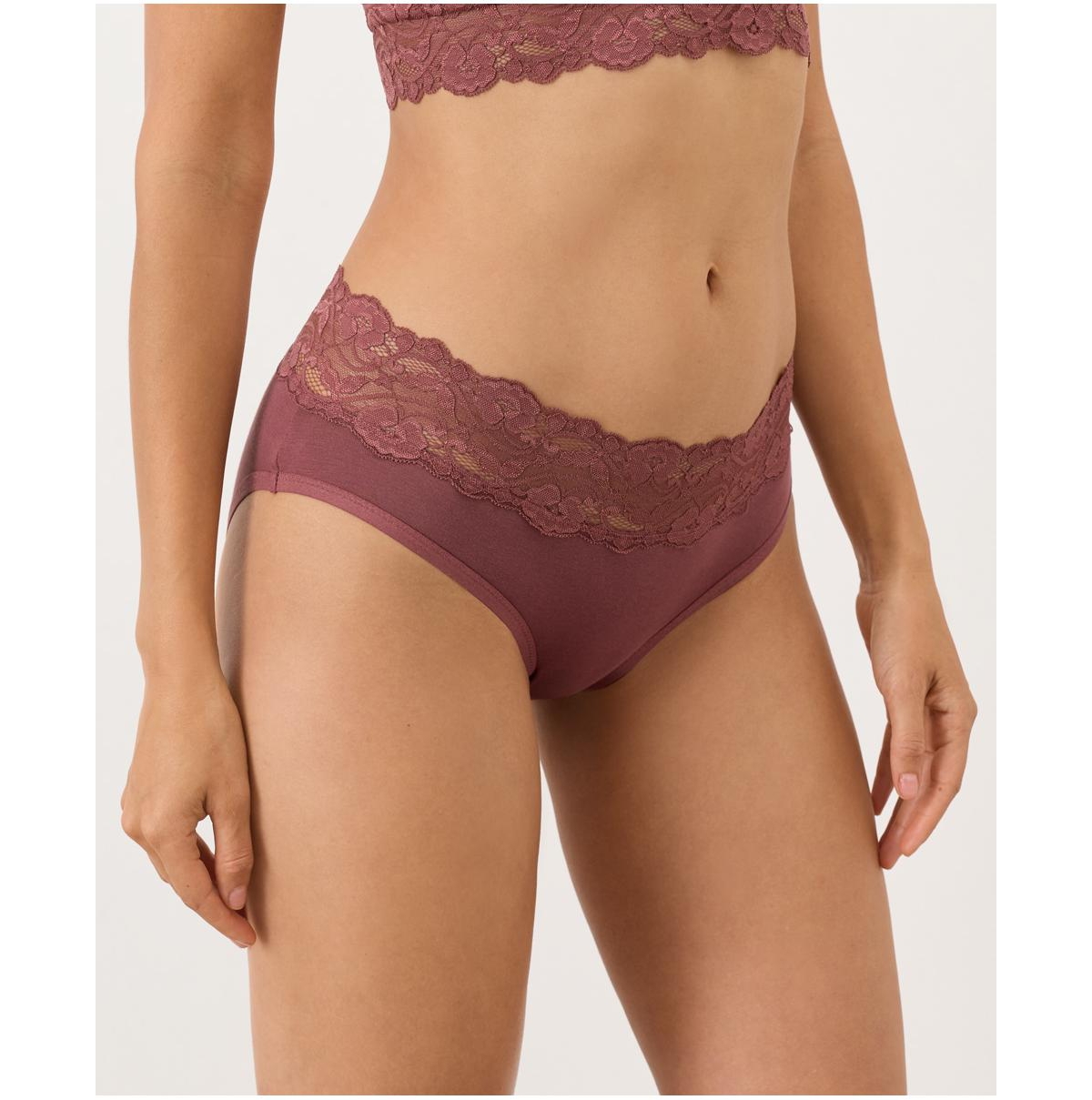 Pact Women's Lace Waist Brief 3-Pack