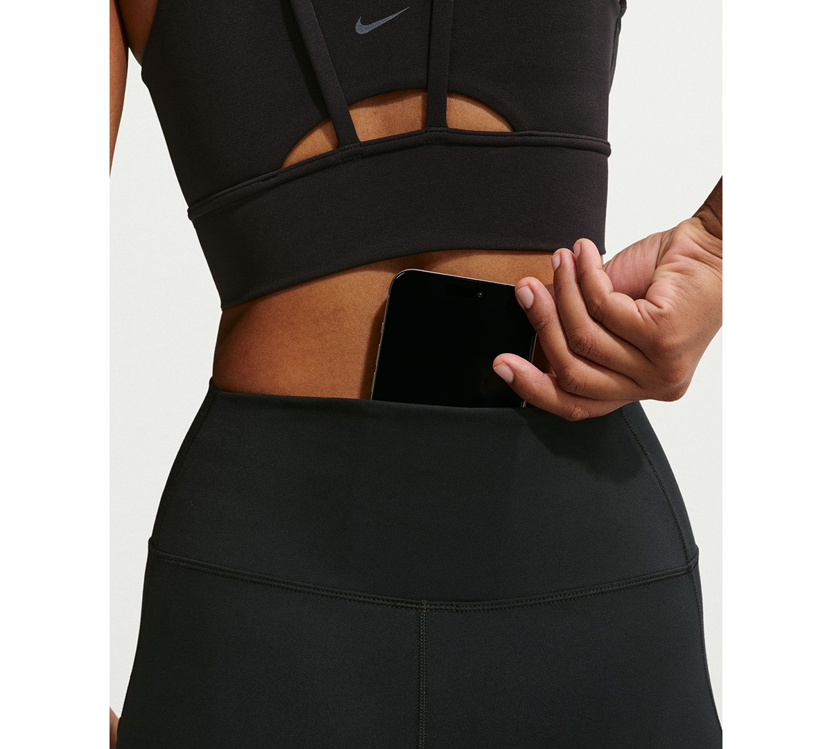Nike Women's One High-Waisted Side-Pocket 8" Bike Shorts