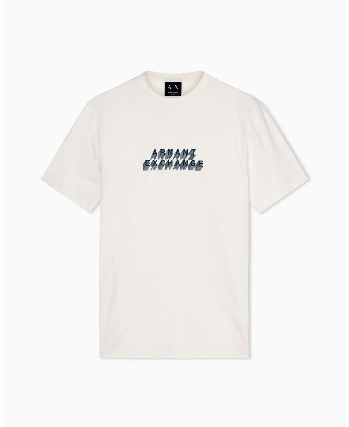 A|X Armani Exchange Men's Short Sleeve 3D Logo T-Shirt