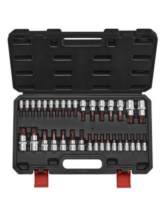 34-Piece Torx Bit Socket Set with Tamper-Proof & Standard Sizes
